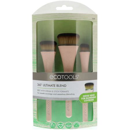Presentpaket, Sminkborstar, Skönhet: EcoTools, 360 Ultimate Blend Kit, 3 Brushes