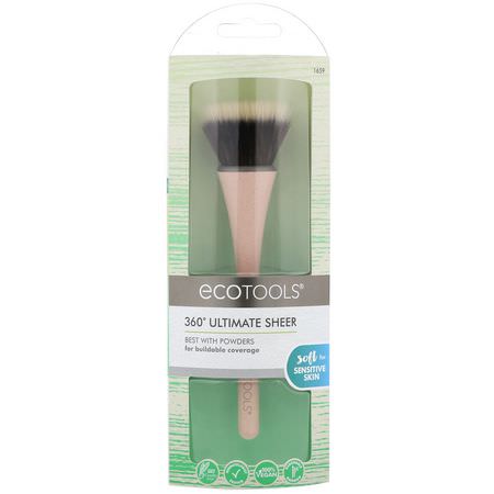 Makeupborstar, Skönhet: EcoTools, 360° Ultimate Sheer Brush, 1 Brush