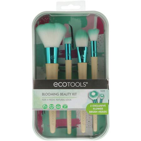Presentpaket, Sminkborstar, Skönhet: EcoTools, Blooming Beauty Kit, 5 Piece Kit