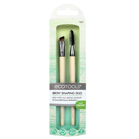 Makeupborstar, Skönhet: EcoTools, Brow Shaping Duo, 2 Brushes