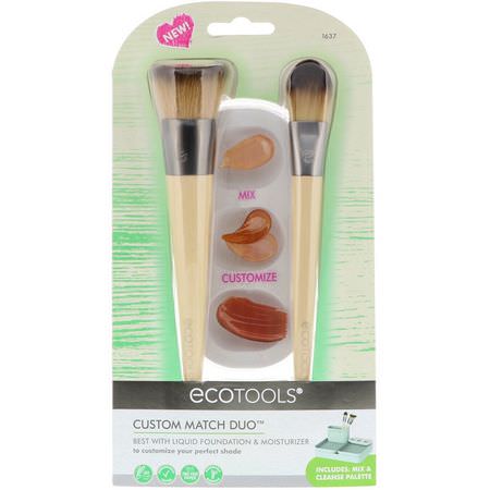 Makeuppaletter, Makeupborstar, Skönhet: EcoTools, Custom Match Duo, 3 Pieces