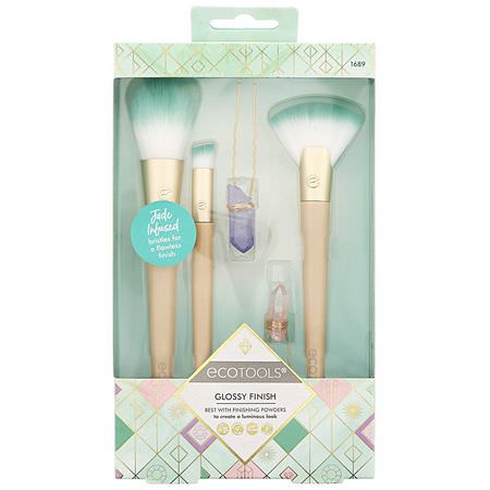 Presentpaket, Sminkborstar, Skönhet: EcoTools, Glossy Finish Beauty Kit, 5 Piece Kit