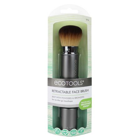 Makeupborstar, Skönhet: EcoTools, Retractable Face Brush, 1 Brush