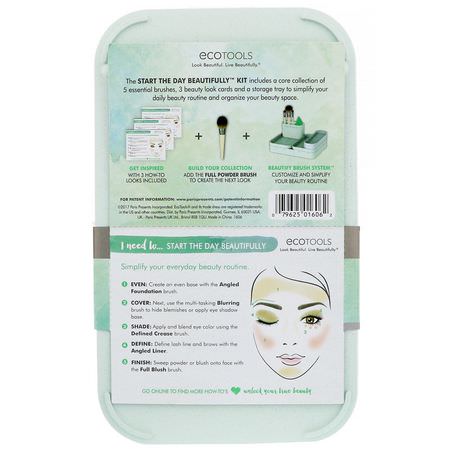 EcoTools Makeup Brushes Gift Sets Beauty - Presentpaket, Sminkborstar, Skönhet