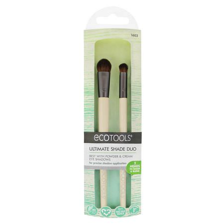Makeupborstar, Skönhet: EcoTools, Ultimate Shade Duo, 2 Brushes