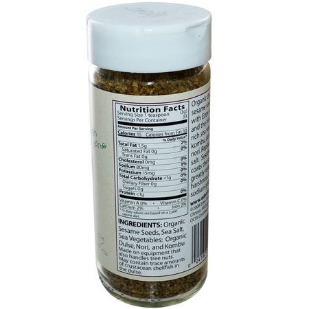 Kryddor, Örter: Eden Foods, Organic Seaweed Gomasio, 3.5 oz (100 g)