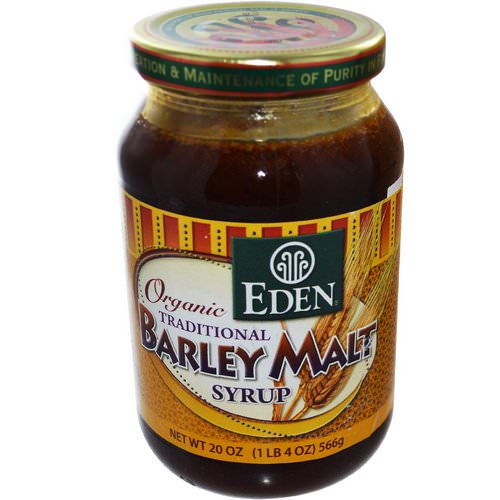 Eden Foods, Organic Traditional Barley Malt Syrup, 1.25 lbs (566 g) Review
