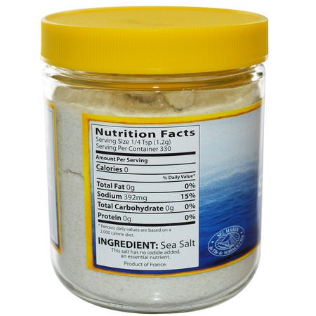 Havssalt, Kryddor, Örter: Eden Foods, Sea Salt, 14 oz (397 g)