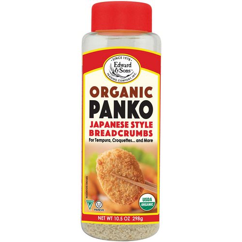 Edward & Sons, Organic Panko, Japanese Style Breadcrumbs, 10.5 oz (298 g) Review