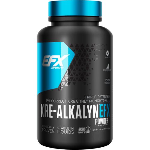 EFX Sports, Kre-Alkalyn Powder, Pre & Post-Workout, 100 g Review
