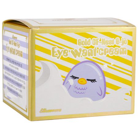 Eye Creams, K-Beauty Moisturizers, Creams, Face Moisturizers: Elizavecca, Gold CF-Nest-B-Jo Eye Want Cream, 100 ml