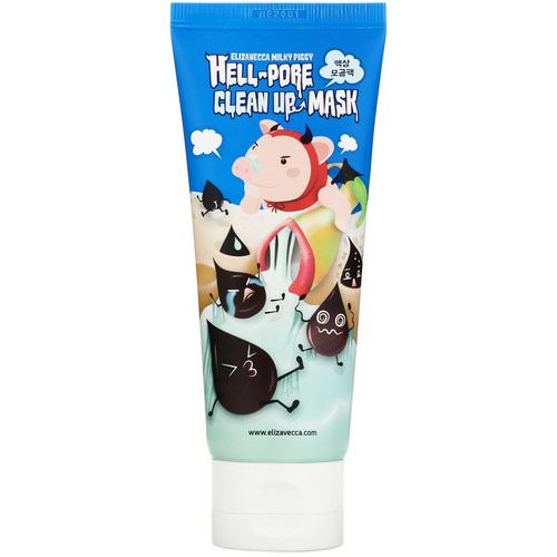 Elizavecca, Hell-Pore Clean Up Mask, 3.38 fl oz (100 ml) Review