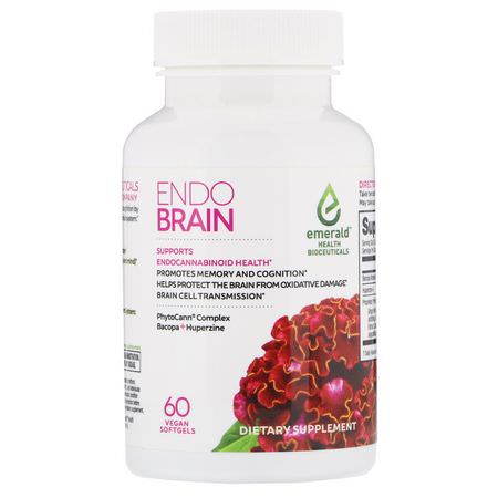 Emerald Health Bioceuticals Inc Cognitive Memory Formulas - Minne, Kognitivt, Tillägg