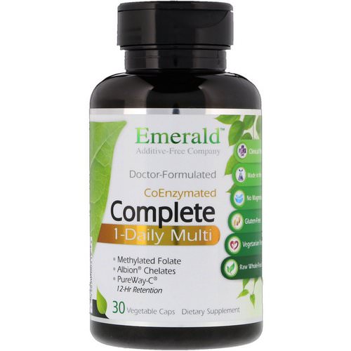 Emerald Laboratories, CoEnzymated Complete 1-Daily Multi, 30 Vegetable Caps Review