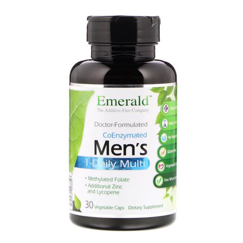 Emerald Laboratories, CoEnzymated Men's 1-Daily Multi, 30 Vegetable Caps Review