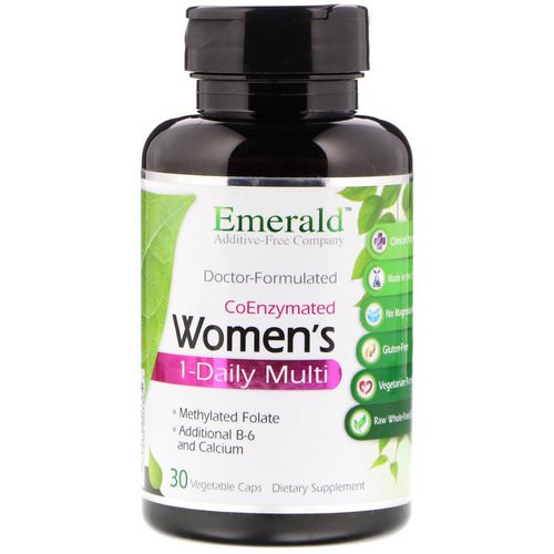 Emerald Laboratories, CoEnzymated Women's 1-Daily Multi, 30 Vegetable Caps Review