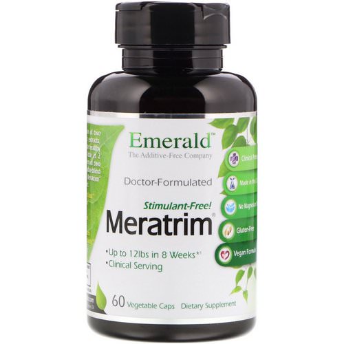 Emerald Laboratories, Meratrim, 800 mg, 60 Vegetable Caps Review