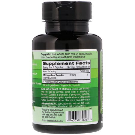 Moringa, Superfoods, Green, Supplements: Emerald Laboratories, Moringa Leaf, 60 Vegetable Caps