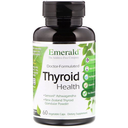 Emerald Laboratories, Thyroid Health, 60 Vegetable Caps Review