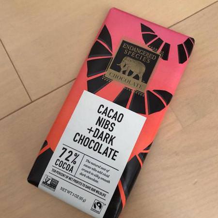 Endangered Species Chocolate Chocolate Heat Sensitive Products - Godis, Choklad
