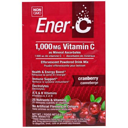 Ener-C Vitamin C Formulas Cold Cough Flu - Influensa, Hosta, Förkylning, C-Vitamin