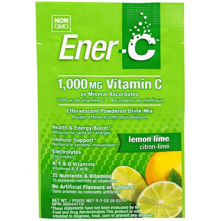 Ener-C Vitamin C Formulas Cold Cough Flu - Influensa, Hosta, Förkylning, Vitamin C
