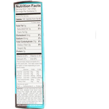 Snack Bars: Enjoy Life Foods, Soft Baked Chewy Bars, Cocoa Loco, 5 Bars, 1.15 oz (33 g) Each