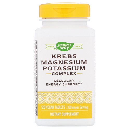 Nature's Way, Krebs Magnesium Potassium Complex, 350 mg, 120 Vegan Tablets Review