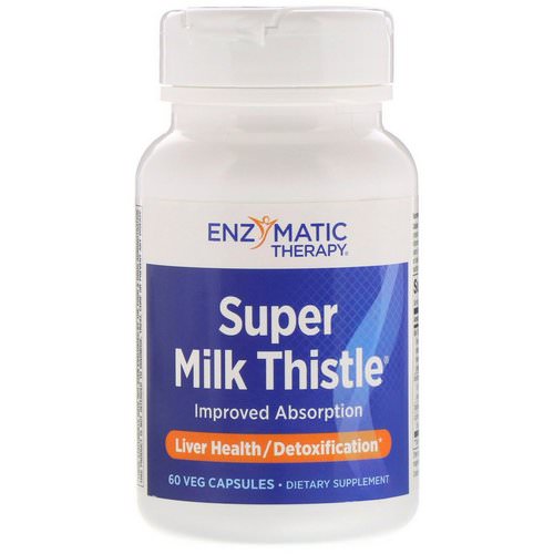 Enzymatic Therapy, Super Milk Thistle, 60 Veg Capsules Review