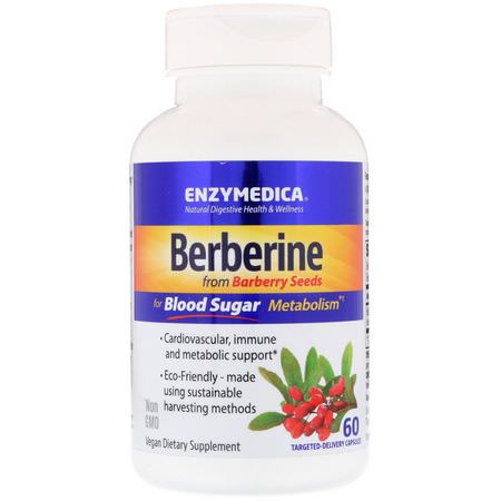Enzymedica Berberine Barberry - Berberine Barberry, Homeopati, Örter