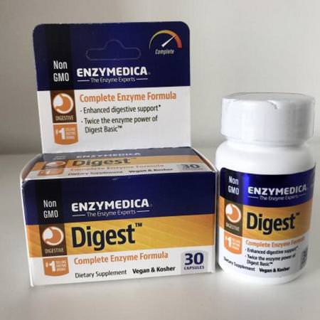 Enzymedica Digestive Enzyme Formulas - Matsmältningsenzymer, Matsmältning, Kosttillskott