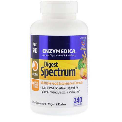 Enzymedica, Digest Spectrum, 240 Capsules Review