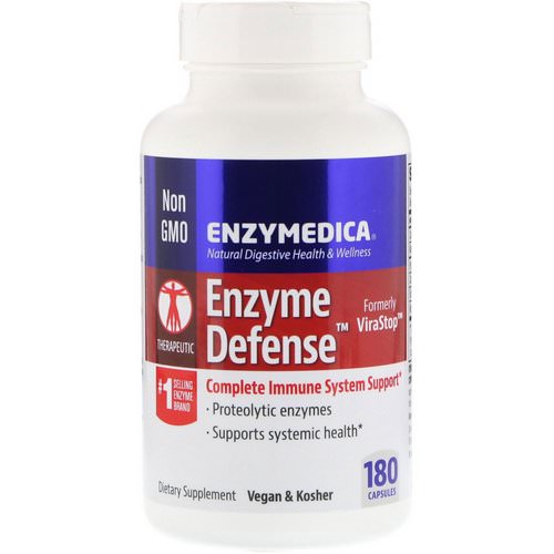 Enzymedica, Enzyme Defense (Formerly ViraStop), 180 Capsules Review