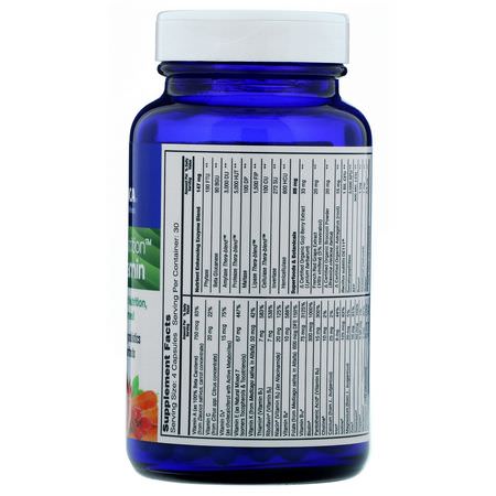 Multivitaminer, Matsmältningsenzymer, Matsmältning: Enzymedica, Enzyme Nutrition Multi-Vitamin, Women's, 120 Capsules