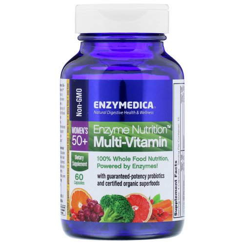 Enzymedica, Enzyme Nutrition, Multi-Vitamin, Women's 50+, 60 Capsules Review
