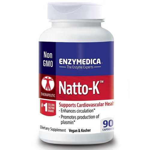 Enzymedica, Natto-K, Cardiovascular, 90 Capsules Review