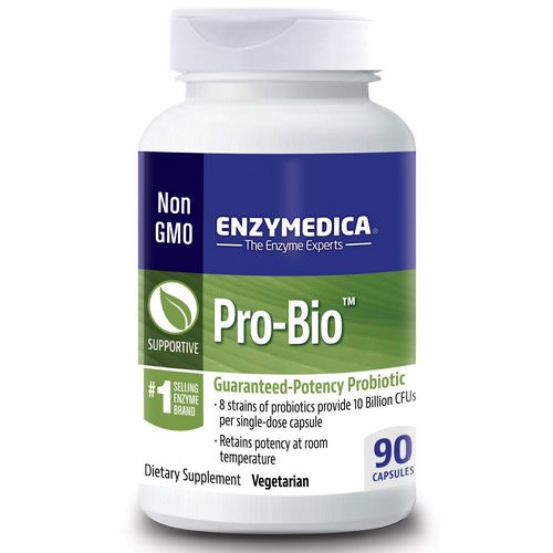 Enzymedica, Pro-Bio, Guaranteed Potency Probiotic, 90 Capsules Review