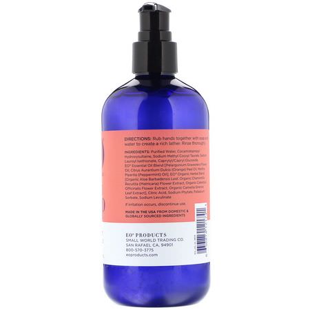 Handtvål, Dusch, Bad: EO Products, Hand Soap, Geranium, 12 fl oz (355 ml)