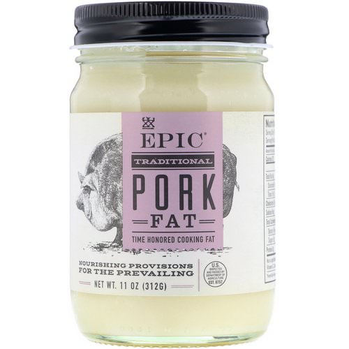 Epic Bar, Traditional Pork Fat, 11 oz (312 g) Review