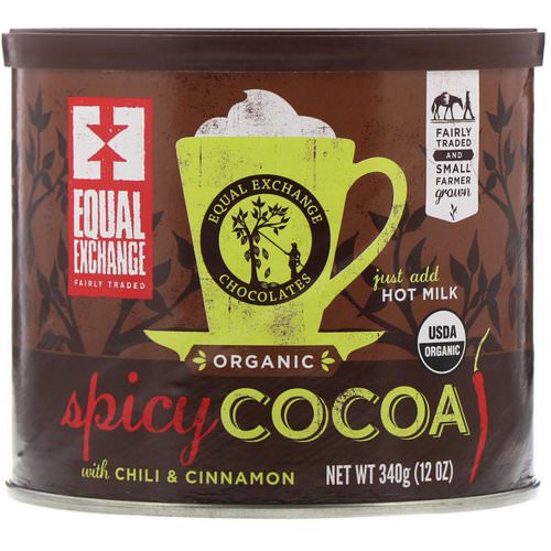 Equal Exchange, Organic, Spicy Cocoa with Chili & Cinnamon, 12 oz (340 g) Review