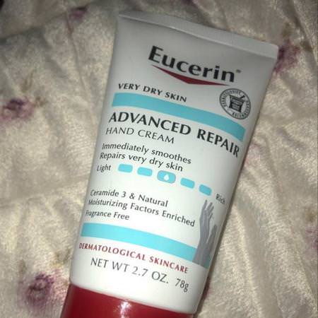Eucerin Hand Cream Creme Dry Itchy Skin - Kliande Hud, Torr, Hudbehandling, Handkrämkräm