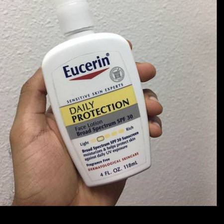 Eucerin Face Sunscreen Face Moisturizers Creams - Krämer, Ansiktsfuktare, Skönhet, Solskydd I Ansiktet