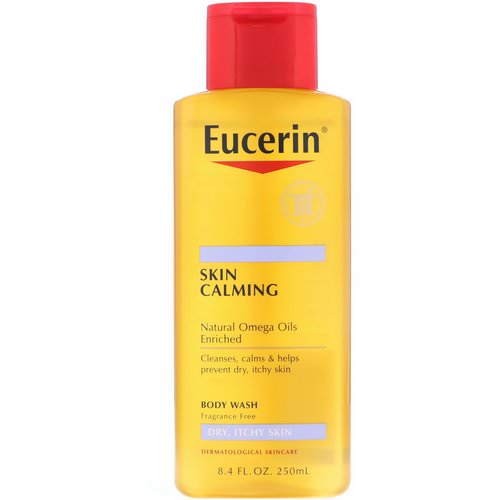 Eucerin, Skin Calming Body Wash, For Dry, Itchy Skin, Fragrance Free, 8.4 fl oz (250 ml) Review
