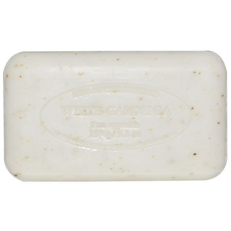 Tvål Med Sheasmörstång, Dusch, Bad: European Soaps, Pre de Provence, Bar Soap, White Gardenia, 5.2 oz (150 g)