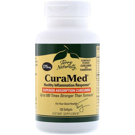 EuroPharma Terry Naturally Turmeric Curcumin Formulas - Curcumin, Gurkmeja, Antioxidanter, Kosttillskott