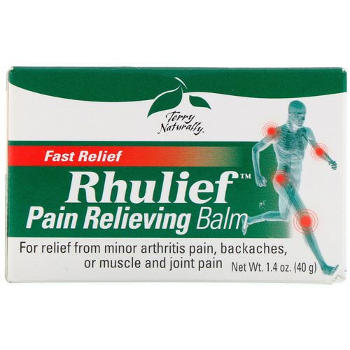 EuroPharma, Terry Naturally, Rhulief, Pain Relieving Balm, 1.4 oz (40 g) Review