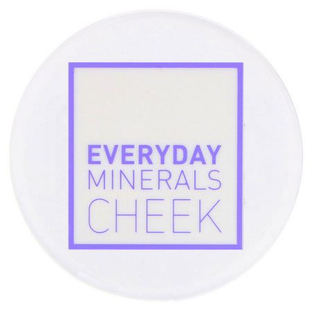 Rodnad, Kinder, Smink, Skönhet: Everyday Minerals, Cheek Blush, Fresh Rose Blossom, .17 oz (4.8 g)
