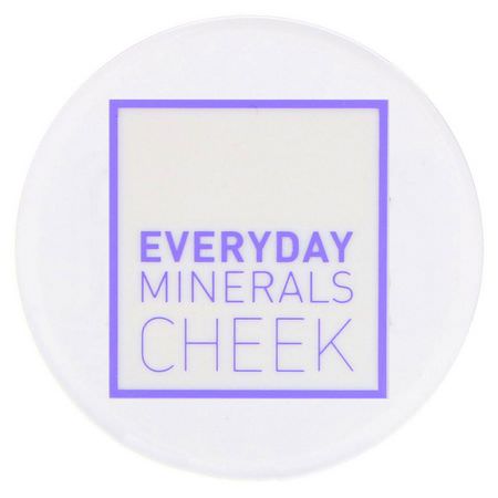 Blush, Cheeks, Makeup, Beauty: Everyday Minerals, Cheek Blush, Peony Petal, .17 oz (4.8 g)