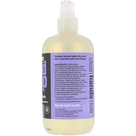 Handtvål, Dusch, Bad: Everyone, Hand Soap, Lavender + Coconut, 12.75 fl oz (377 ml)