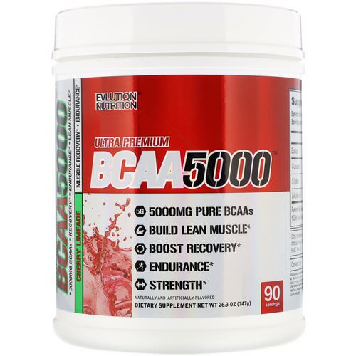 EVLution Nutrition, BCAA 5000, Cherry Limeade, 26.3 oz (747 g) Review